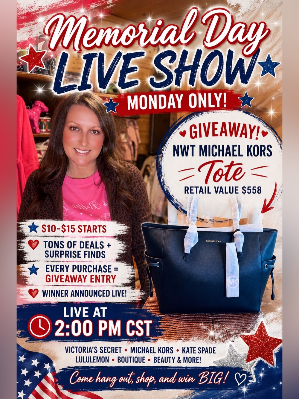 ๐บ๐ธ MEMORIAL DAY LIVE SHOW ๐บ๐ธ - Picture 1 of 2
